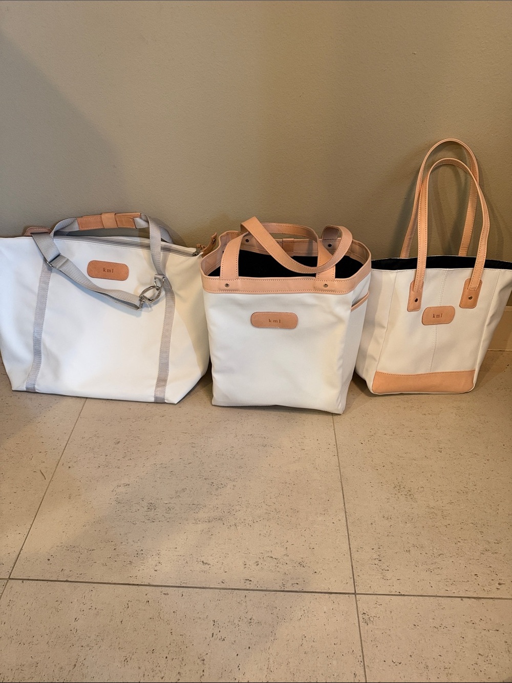 3 Pieces of Jon Hart Tote L Bank, Alamo Heights & Daytripper